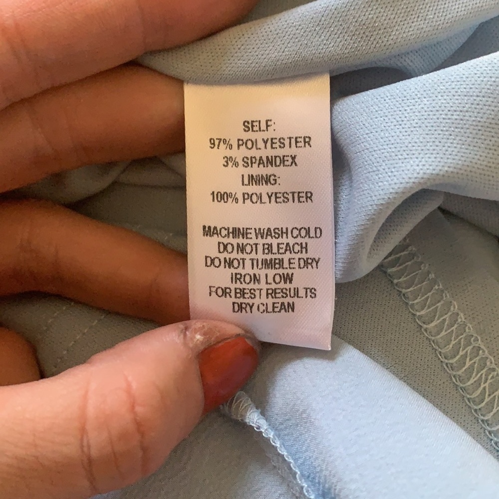 Lulu’s Call to Charms skater dress baby blue large - Picture 2 of 4